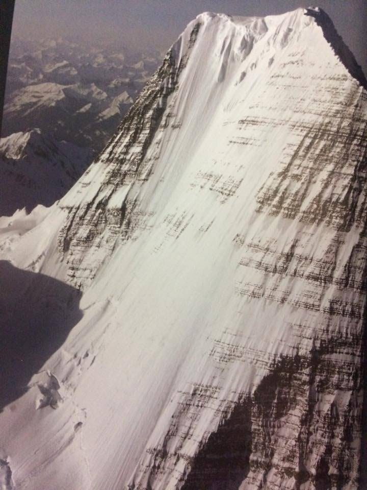 iPhone shot of the Robson page on the 50 Classic Ski Descents of North America