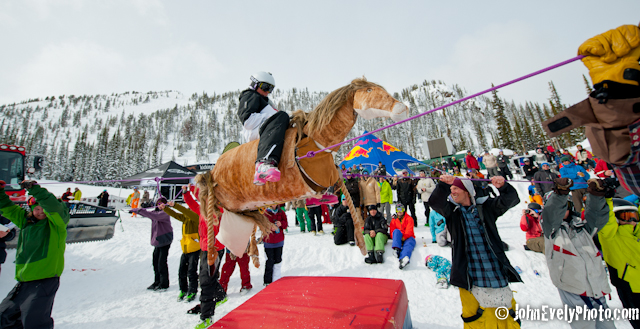 Competitors were stoked that their ride on the bronco didn't factor into their overall score this year