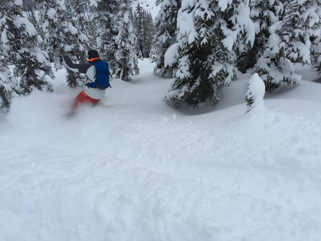 Product testing at Kicking Horse Mountain Resort