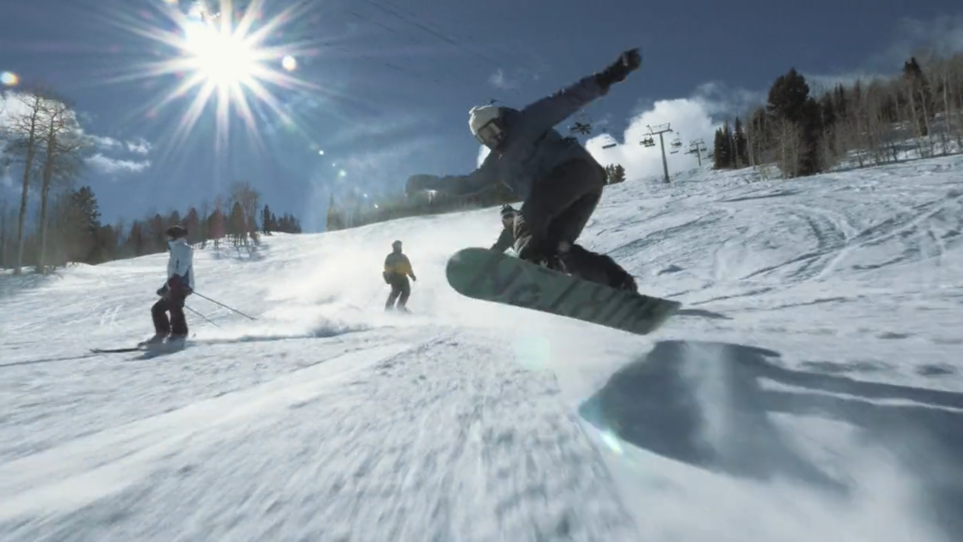 glue snowboard